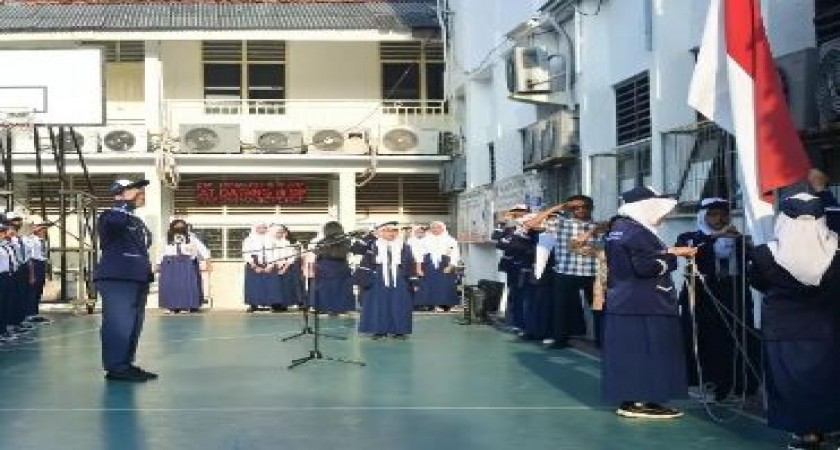 Upacara Hari Kesaktian Pancasila SMP Remaja Pluit 2024